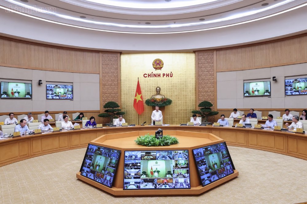 Phiên họp Chính phủ thường kỳ tháng 9. Ảnh: Chinhphu.vn