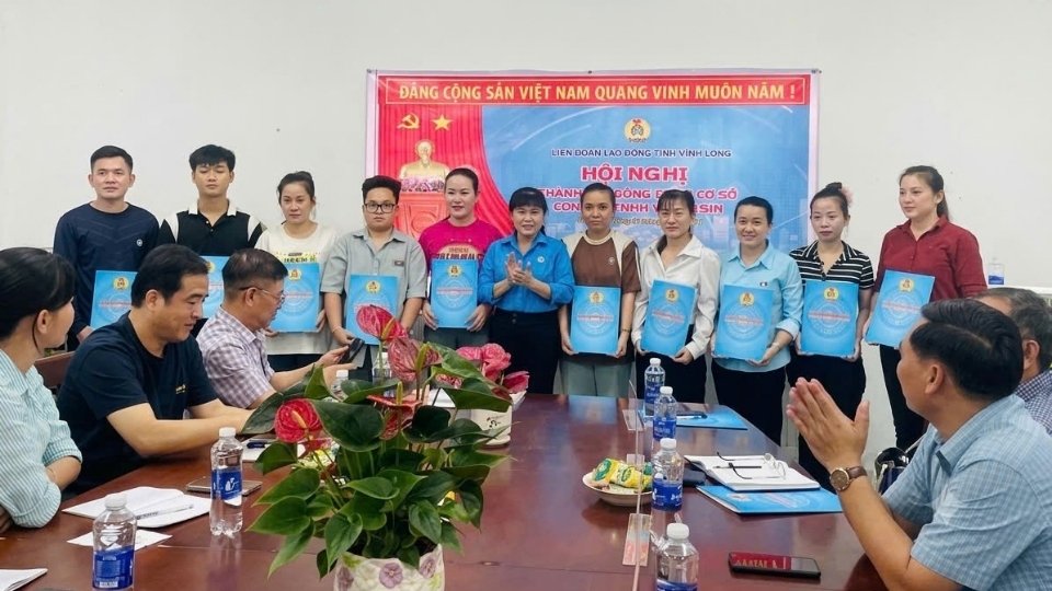 Thành lập Công đoàn cơ sở cho 4 doanh nghiệp, kết nạp thêm 250 đoàn viên