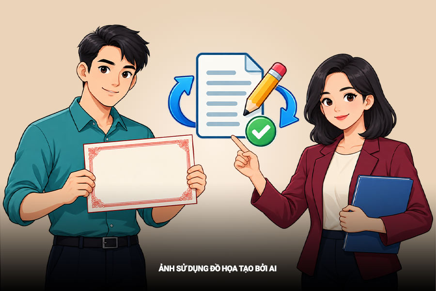 Những trường hợp được chỉnh sửa nội dung văn bằng, chứng chỉ