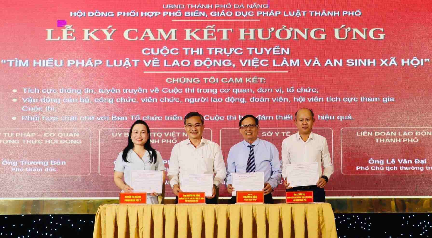 Đà Nẵng phát động 2 cuộc thi tìm hiểu pháp luật lao động, việc làm, an sinh xã hội