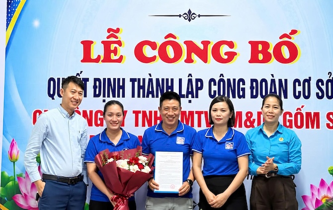 Công đoàn phường Nam Đông Hà phát triển đoàn viên, thành lập thêm Công đoàn cơ sở