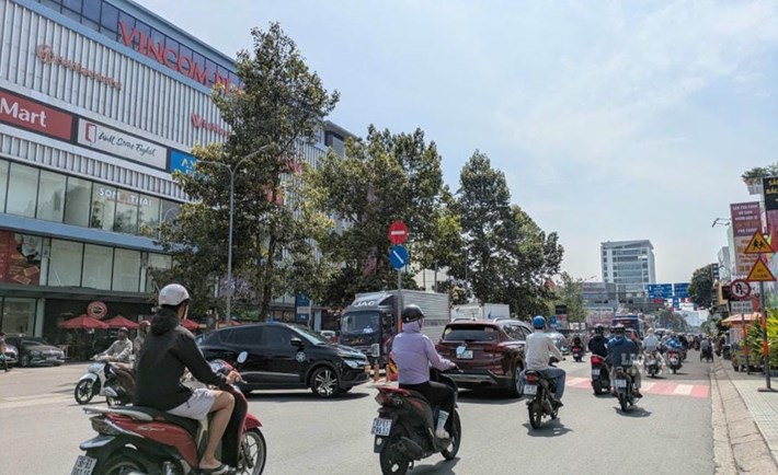 Tuyến đường số Phan Văn Trị tại phường Hạnh Thông. Ảnh: Anh Tú