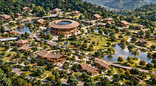 Dự án Công viên Safari Ba Vì chính thức được khởi công. Ảnh: Sun Group