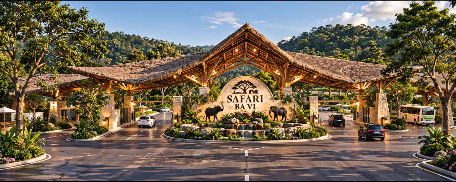 Phối cảnh Dự án Công viên Safari Ba Vì. Ảnh: Sun Group