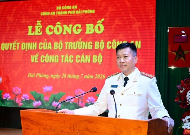 Colonel Nguyen Binh Khanh - New Deputy Director of Hai Phong City Police. Photo: Hai Phong City Police