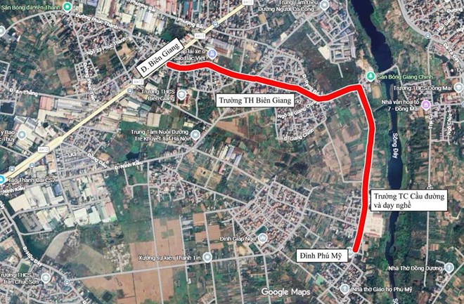 Tuyến đường mới ở Hà Nội dài hơn 2km, mang tên Lý Triện