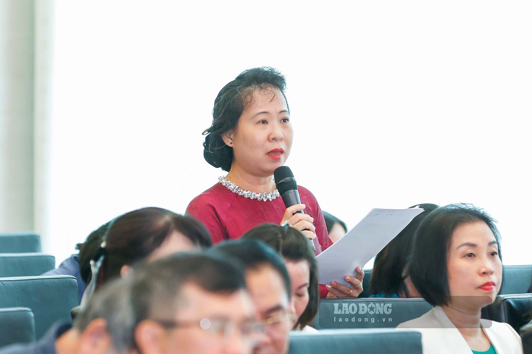 Đại biểu Tô Ái Vang - Phó Trưởng Đoàn chuyên trách Đoàn Đại biểu Quốc hội TP. Cần Thơ. Ảnh: Anh Huy