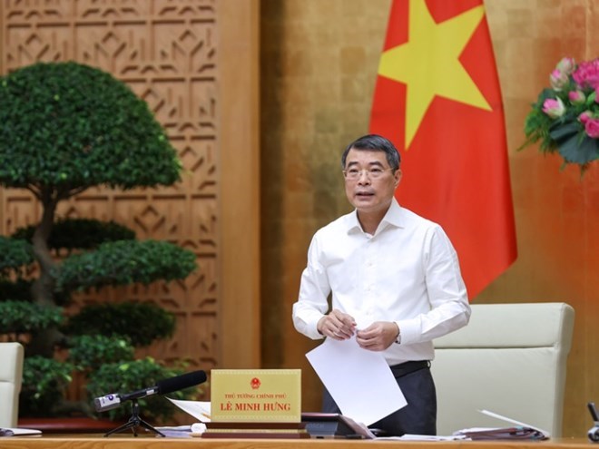 Politburo Member, Prime Minister Le Minh Hung is the Head of the Central Steering Committee for Science, Technology, Innovation and Digital Transformation. Photo: VGP