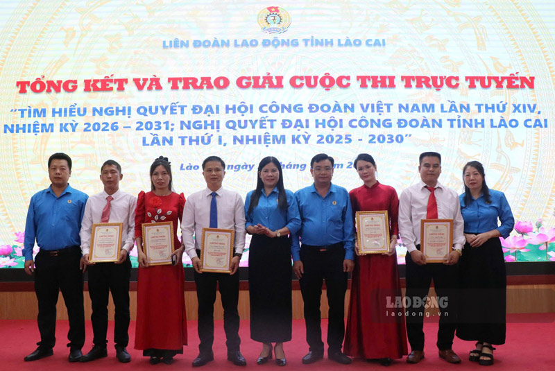 Công đoàn xã Bảo Thắng ghi dấu những kết quả nổi bật trong công tác tuyên truyền, học tập nghị quyết. Ảnh: Đinh Đại 