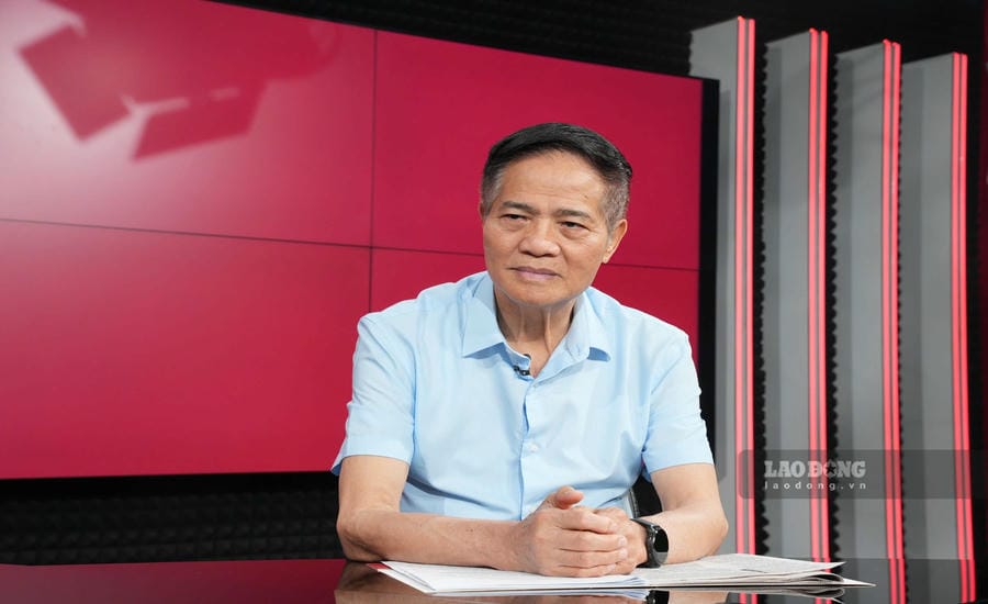 PGS.TS Đào Duy Quát - nguyên Phó Trưởng ban Thường trực Ban Tư tưởng - Văn hóa Trung ương. Ảnh: Trần Vương 