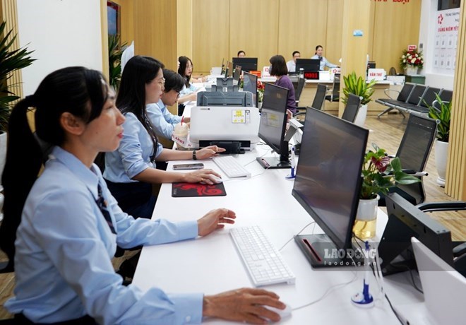 Officials of the One-Stop Shop department at all levels in Hai Phong have additional support from August 8, 2026. Photo: Mai Dung