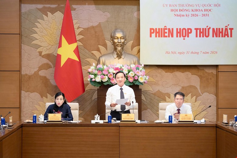 Hội đồng khoa học của Ủy ban Thường vụ Quốc hội tổ chức Phiên họp thứ nhất, nhiệm kỳ 2026 - 2031. Ảnh: Quochoi.vn