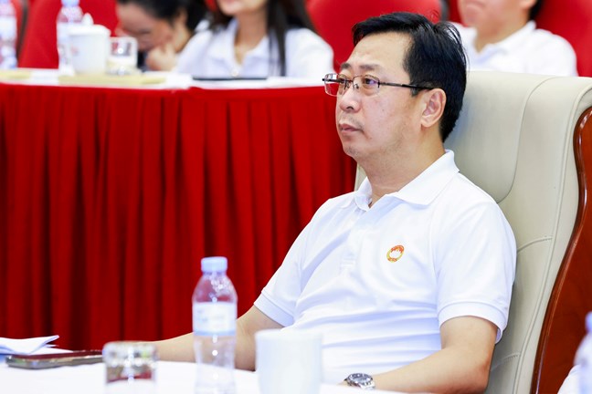 Ông Cao Xuân Thạo - Phó Chủ tịch UBTƯ MTTQ Việt Nam tham dự Hội nghị. Ảnh: Quang Vinh/ Mặt trận Tổ quốc