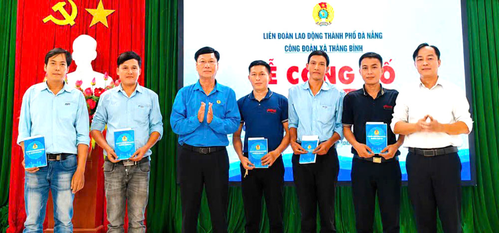 Thang Binh Commune Trade Union, Da Nang establishes new grassroots trade union