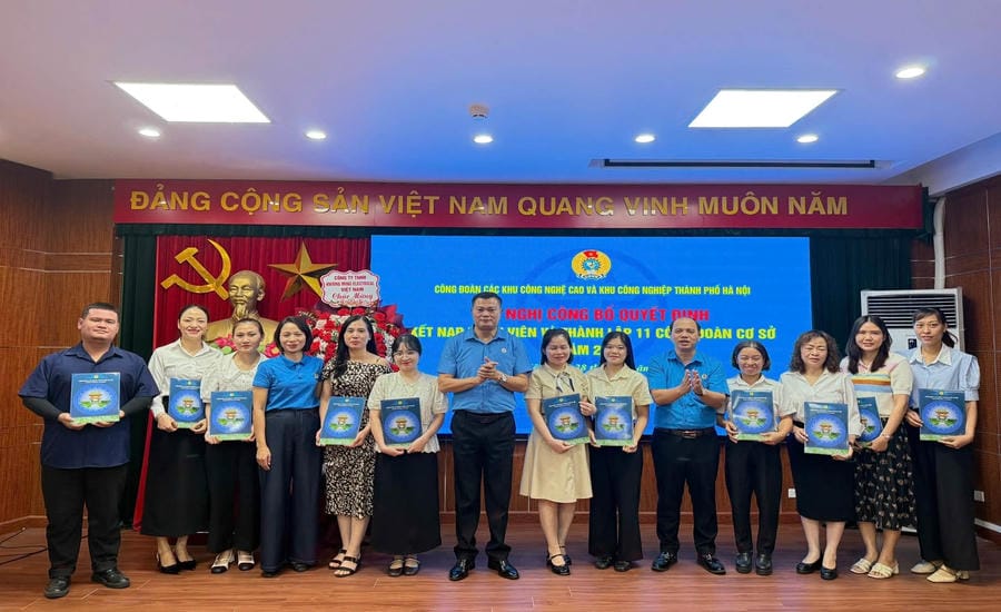 Thêm 566 CĐCS, tăng điểm tựa cho người lao động Thủ đô