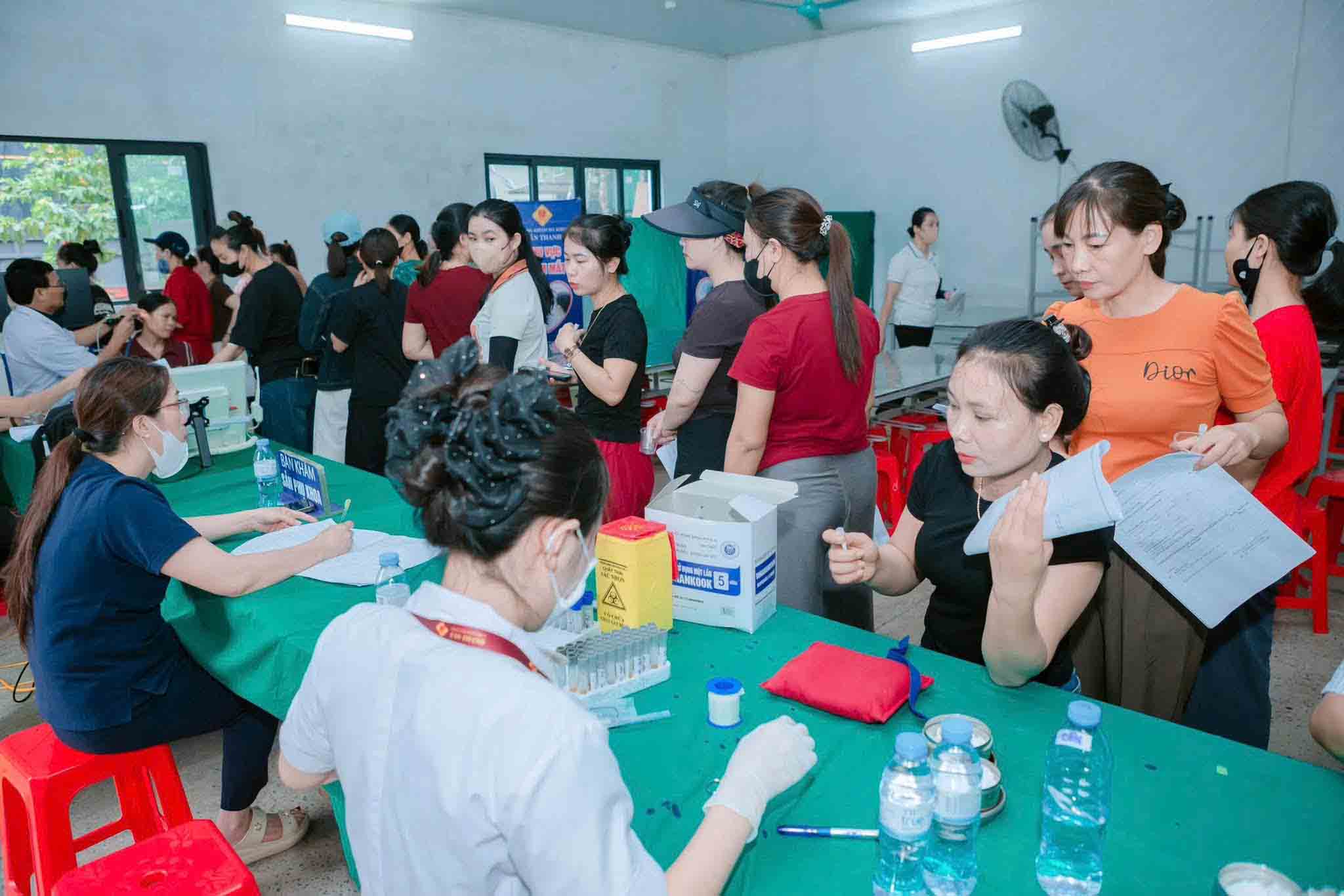 Health check-up for 256 employees of Hop Thai Chinh Vietnam Company