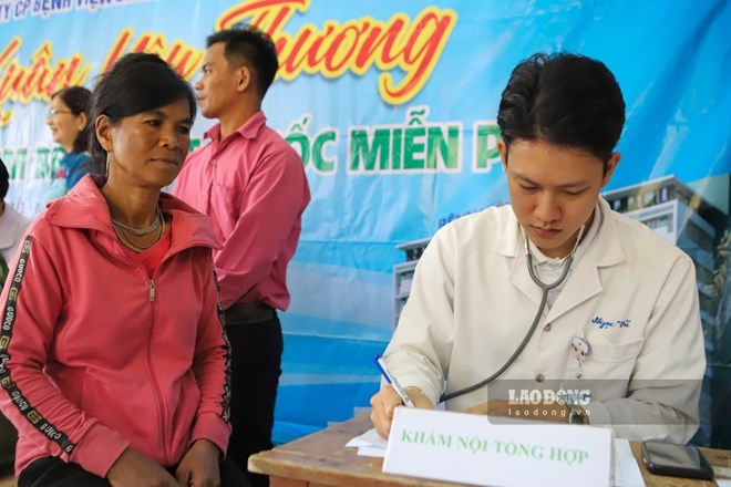 Hoạt động khám, chữa bệnh cho người dân trên địa bàn tỉnh Gia Lai. Ảnh: Hoài Phương