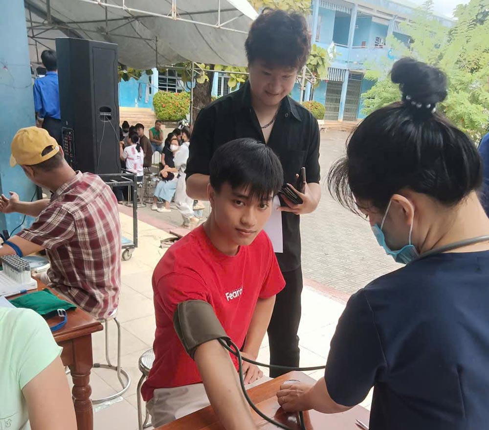 Công đoàn phường Điện Bàn, Đà Nẵng tham gia hiến máu tình nguyện