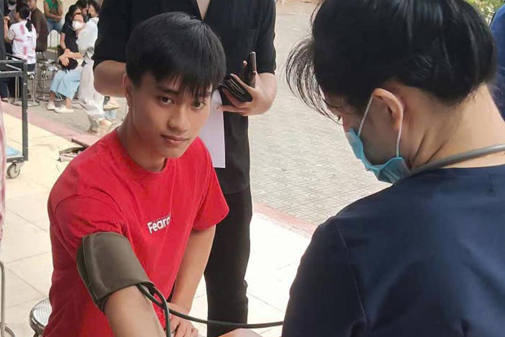 Công đoàn phường Điện Bàn, Đà Nẵng tham gia hiến máu tình nguyện