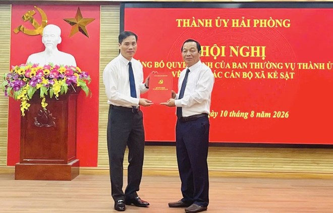Trưởng phòng Sở Tài chính được điều động, bầu làm Chủ tịch xã ở Hải Phòng