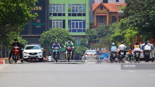 Dự báo nắng nóng gay gắt ở Bắc Bộ tiếp diễn từ nay đến ngày 15.8. Ảnh: Tô Thế