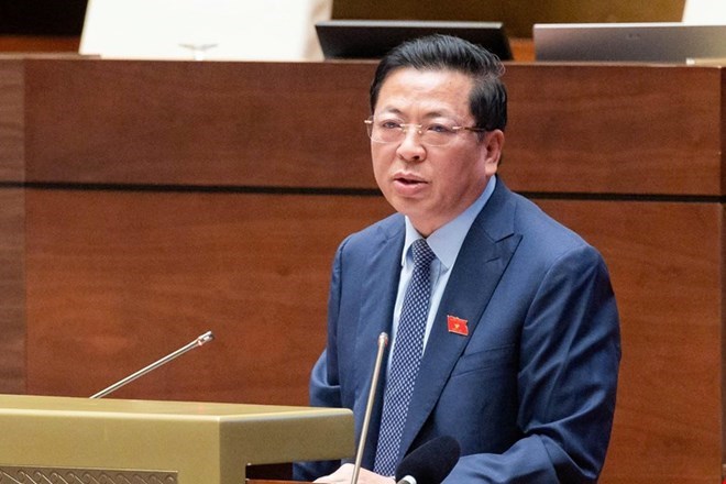 Ủy viên Trung ương Đảng, Bộ trưởng Bộ Xây dựng Trần Hồng Minh. Ảnh: Quochoi.vn