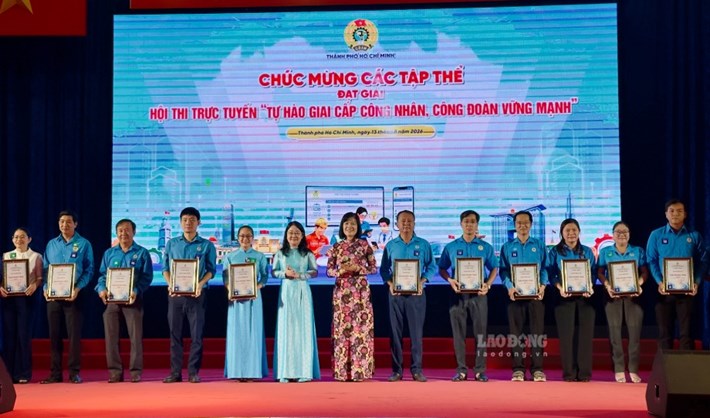 Các hội thi đang dần trở thành hoạt động thường xuyên, tạo dấu ấn trong công tác tuyên truyền, giáo dục của tổ chức Công đoàn. Ảnh: Mai Anh.
