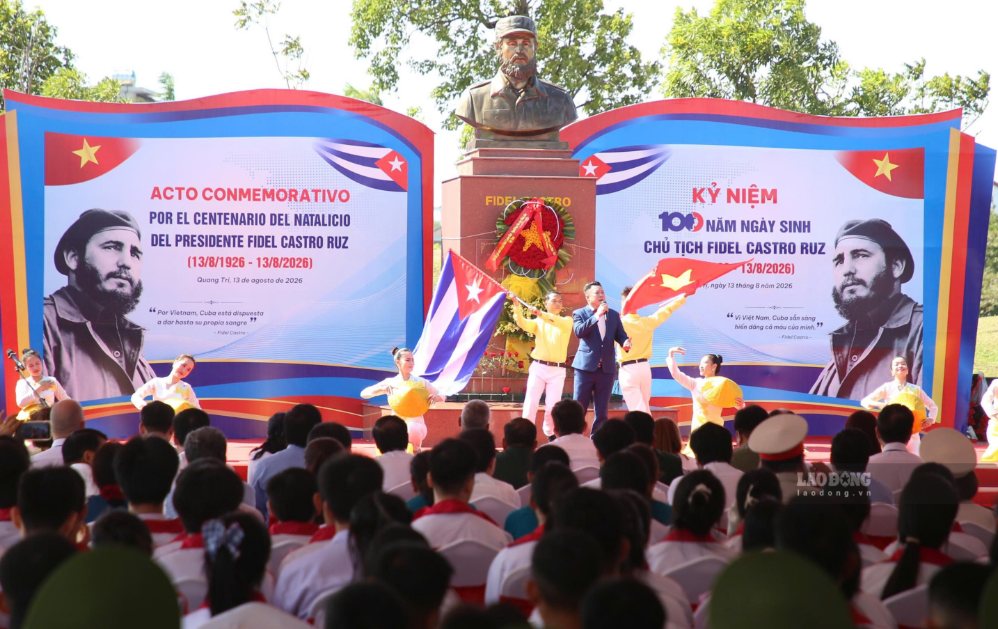 Quảng Trị kỷ niệm 100 năm Ngày sinh Chủ tịch Fidel Castro