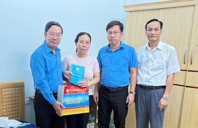 233 đoàn viên Quảng Trị được hỗ trợ từ chương trình của Công đoàn Việt Nam. Ảnh: Công đoàn Quảng Trị
