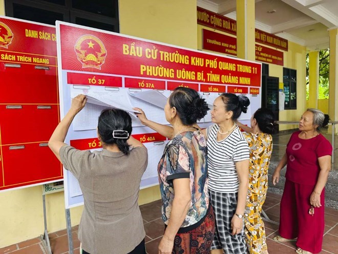 Các địa phương ở Quảng Ninh đã sẵn sàng bầu trưởng thôn, bản, khu phố nhiệm kỳ 2026-2031. Ảnh: UBND phường Uông Bí