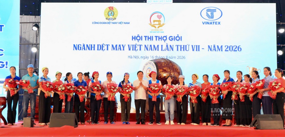 21 đội tham dự Hội thi thợ giỏi ngành Dệt may Việt Nam lần thứ VII