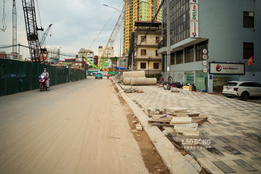 Nhiều hạng mục dự án đường Vành đai 1 đang vào giai đoạn hoàn thiện. Ảnh: Sóng Hữu