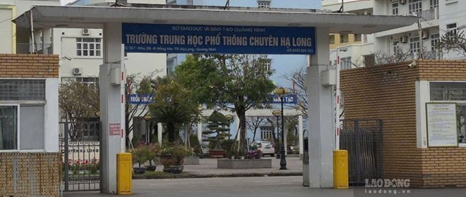 Trường THPT Chuyên Hạ Long, tỉnh Quảng Ninh. Ảnh: Nguyễn Hùng