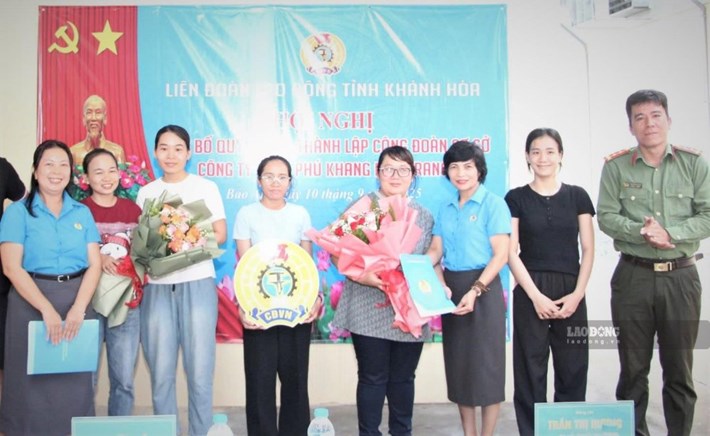 Liên đoàn Lao động tỉnh Khánh Hòa đẩy mạnh các giải pháp vận động thành lập công đoàn trong các doanh nghiệp. Ảnh: Phương Linh