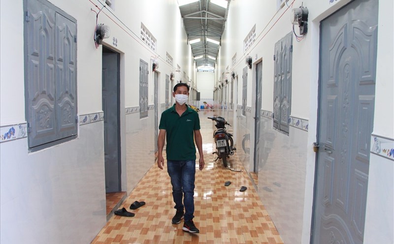 Một doanh nghiệp tại Đồng Nai chủ động xây nhà ở miễn phí cho công nhân. Ảnh: Hà Anh Chiến 