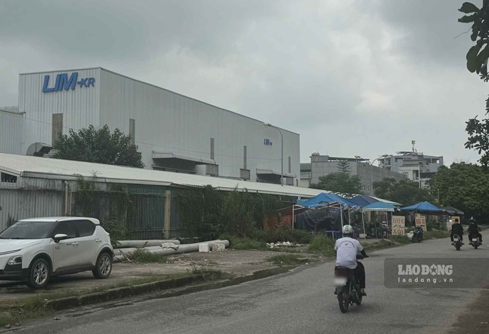 Trụ sở Công ty TNHH LIM KR - một trong những doanh nghiệp chậm đóng BHXH kéo dài tại Bắc Ninh. Ảnh: Vân Trường
