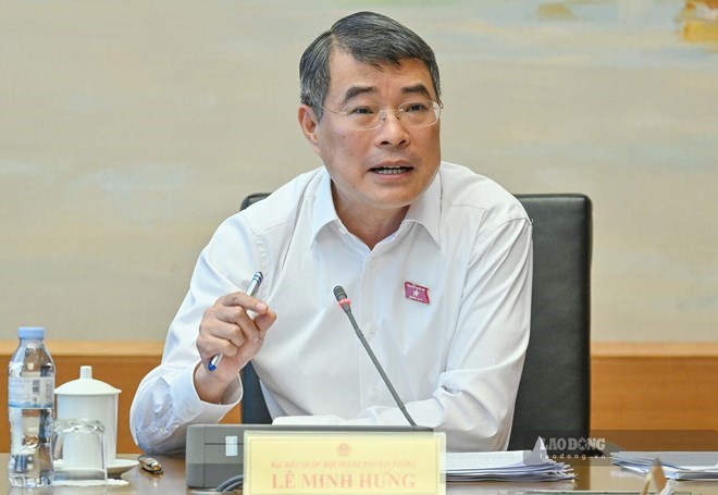 Ủy viên Bộ Chính trị, Thủ tướng Chính phủ Lê Minh Hưng cho biết, nguồn lực phải đi đúng mục tiêu và yêu cầu thực tiễn. Ảnh: Anh Huy.