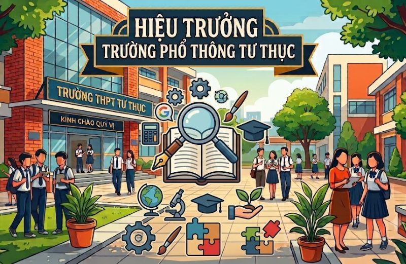Từ 8.8, không được làm hiệu trưởng nhiều trường phổ thông tư thục cùng một lúc