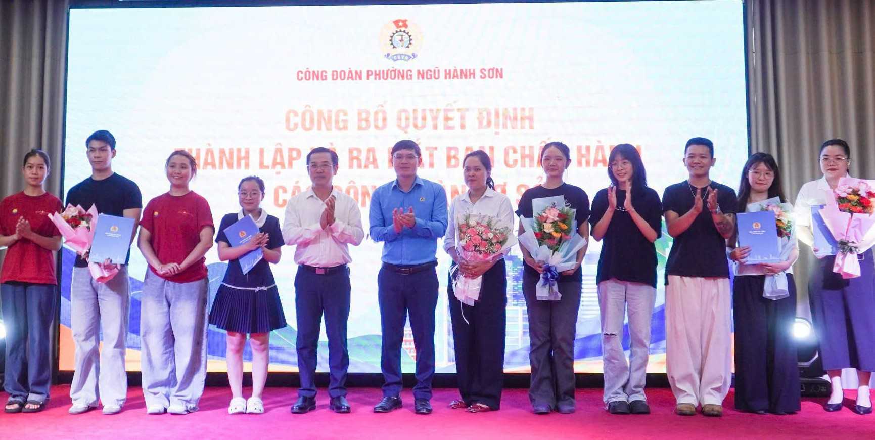 Thành lập 10 công đoàn cơ sở tại Ngũ Hành Sơn, Đà Nẵng