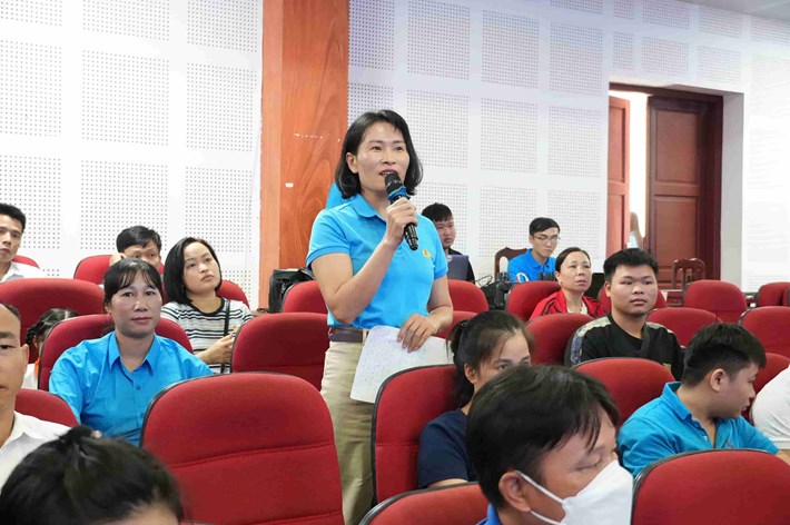 Hơn 100 kiến nghị của người lao động Bắc Ninh tập trung vào nhà ở, tăng ca, an sinh. Ảnh: Quyết Chiến/Liên đoàn Lao động tỉnh Bắc Ninh
