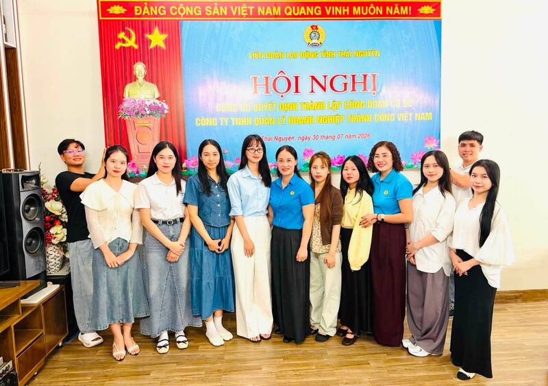Thành lập thêm 1 công đoàn cơ sở tại Thái Nguyên