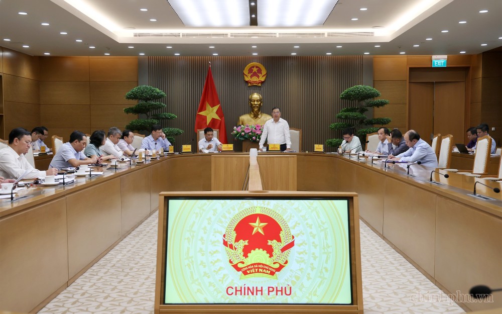 Cuộc làm việc cho ý kiến về lộ trình cải cách giá điện và nhiều nội dung quan trọng khác. Ảnh: Phương Nguyên/Chinhphu.vn