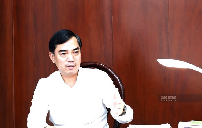 Ông Nguyễn Văn Khoa - Giám đốc Sở GDĐT Nghệ An cho biết, việc sáp nhập trường sẽ bảo đảm quyền lợi người học và vị trí việc làm của cán bộ, giáo viên, nhân viên. Ảnh: Quang Đại