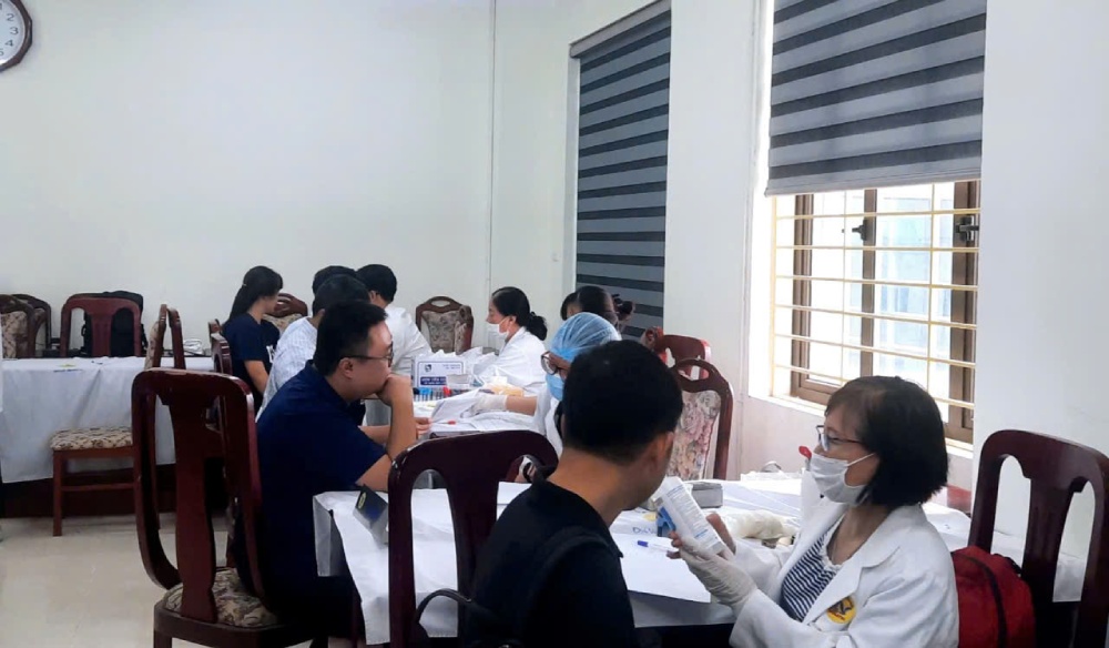 Công đoàn Trường Đại học Khoa học Xã hội và Nhân văn vừa tổ chức khám sức khỏe định kỳ năm 2026 cho toàn thể viên chức, người lao động. Ảnh: Thu Hằng/CĐ Trường Đại học Khoa học Xã hội và Nhân văn