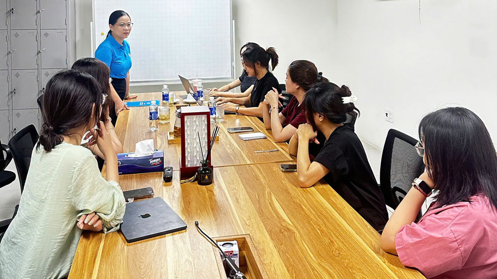Công đoàn phường Hòa Cường, Đà Nẵng vận động thành lập công đoàn cơ sở tại doanh nghiệp