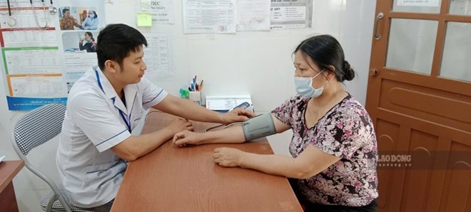 Lạng Sơn đẩy nhanh khám sức khỏe, lập sổ điện tử cho người dân. Ảnh: Khánh Linh