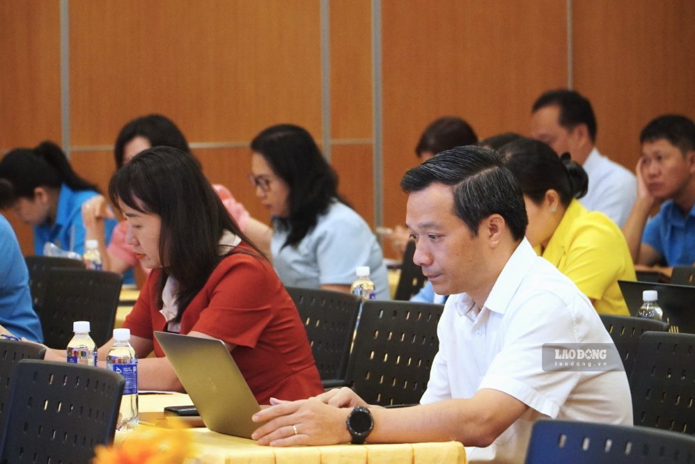Các học viên tham gia lớp tập huấn. Ảnh: Minh Tâm