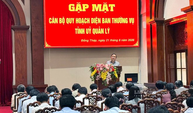 Đồng Tháp có 206 cán bộ được quy hoạch vào các chức danh lãnh đạo, quản lý