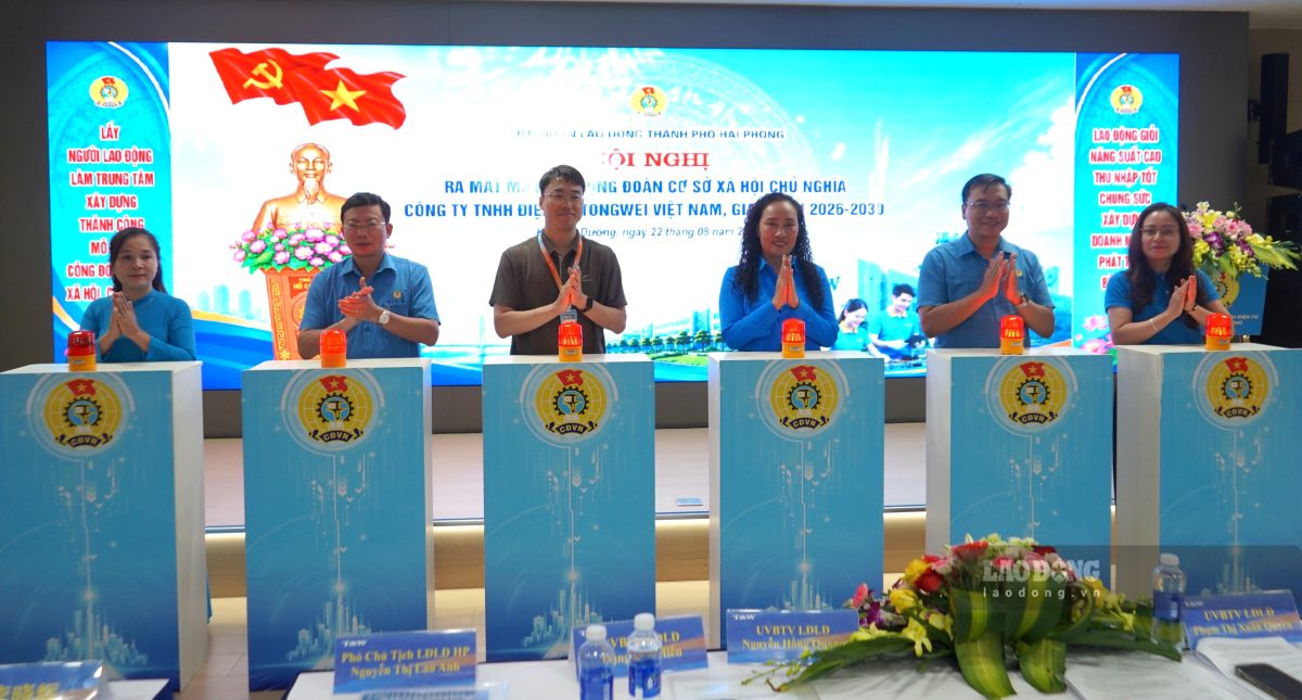 Hải Phòng ra mắt mô hình Công đoàn cơ sở xã hội chủ nghĩa tại đơn vị hơn 2.000 lao động