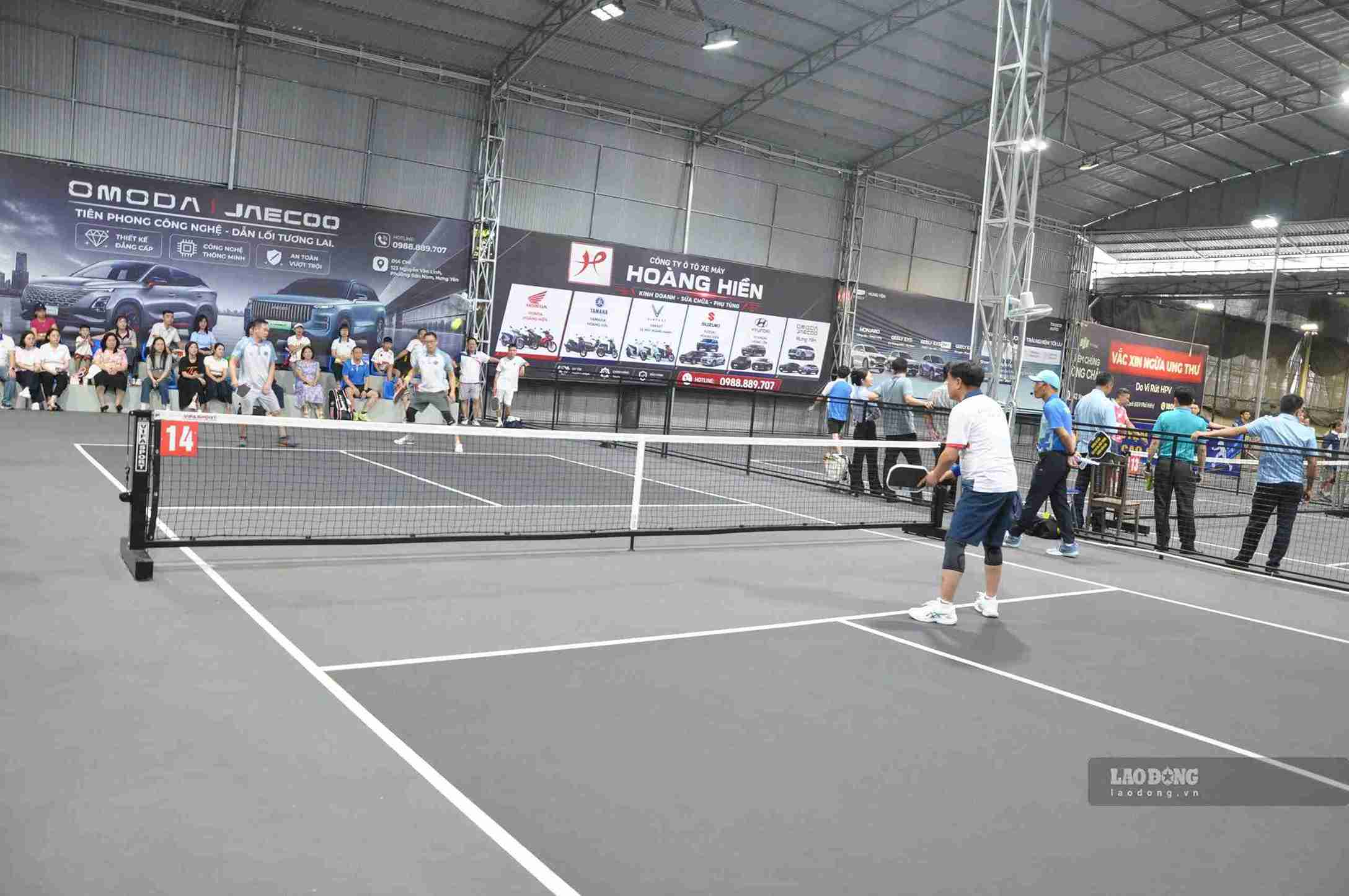 Sôi nổi Giải Pickleball Công đoàn tỉnh Hưng Yên năm 2026